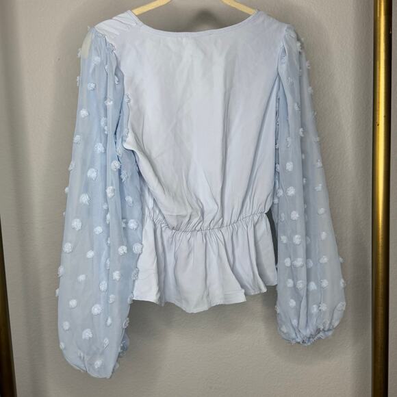 NWT Peach light blue top size S - Picture 7 of 7